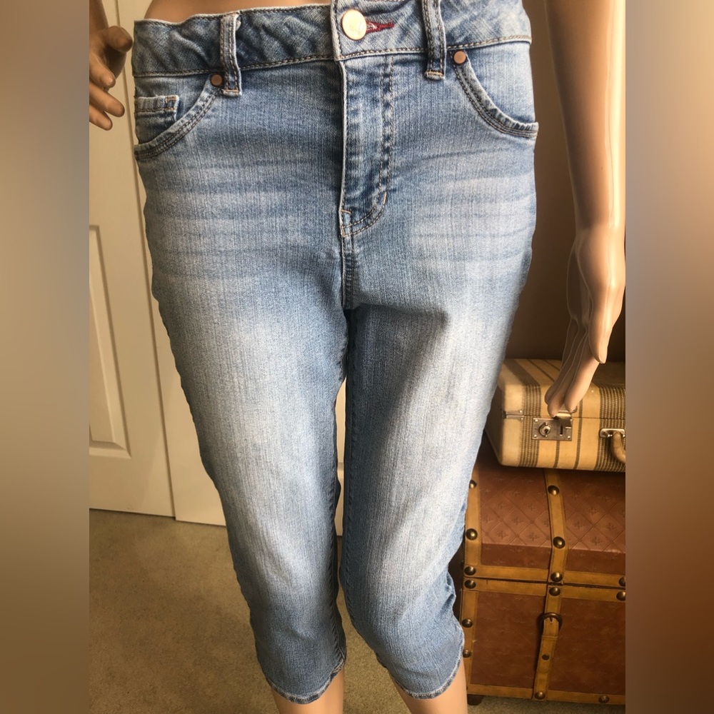 D.jeans - light wash stretch - capri